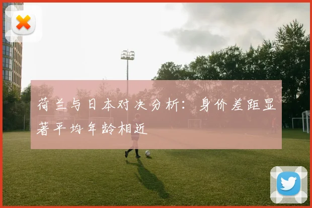 荷兰与日本对决分析：身价差距显著平均年龄相近